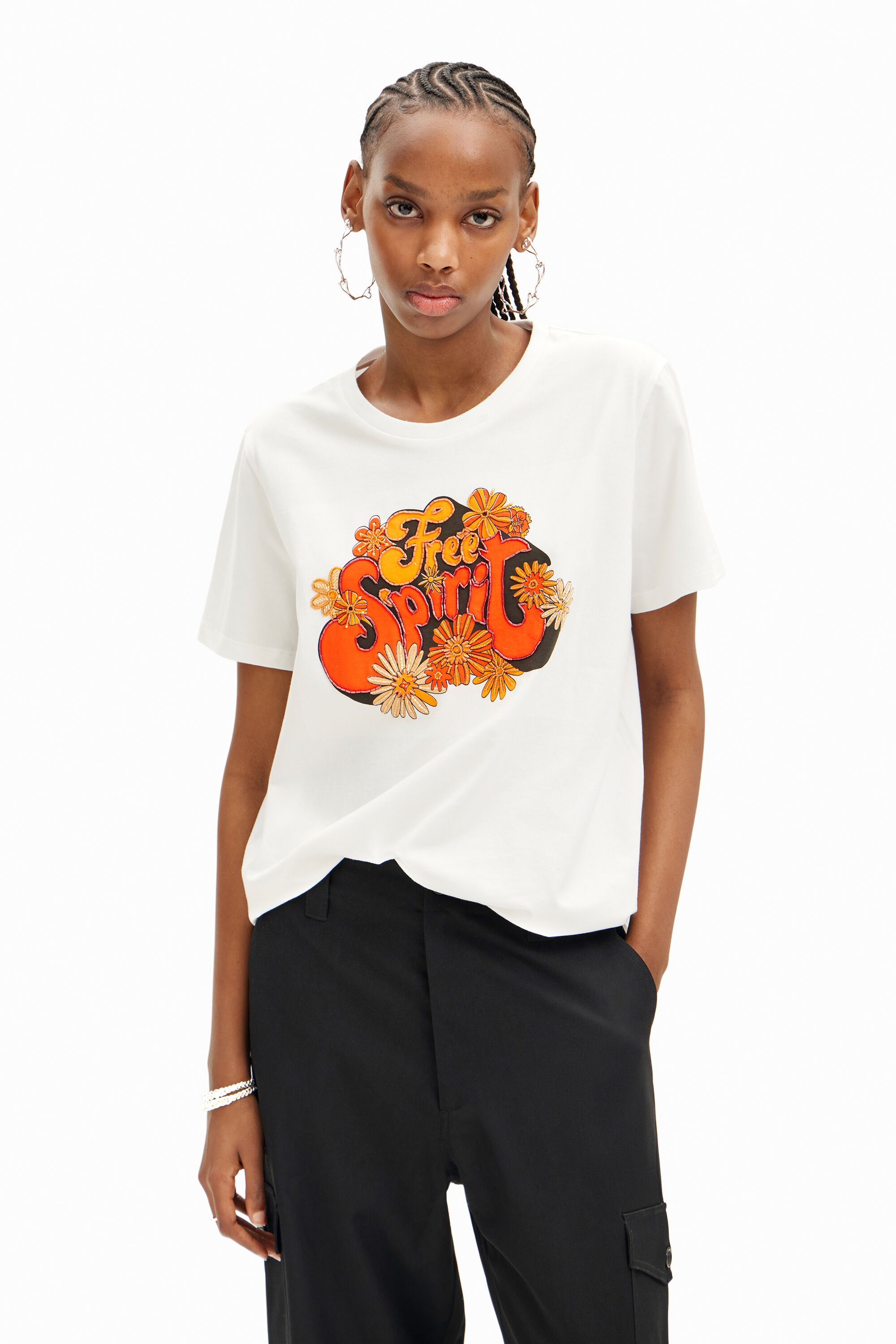 T-shirt basique Free Spirit - Desigual - Modalova