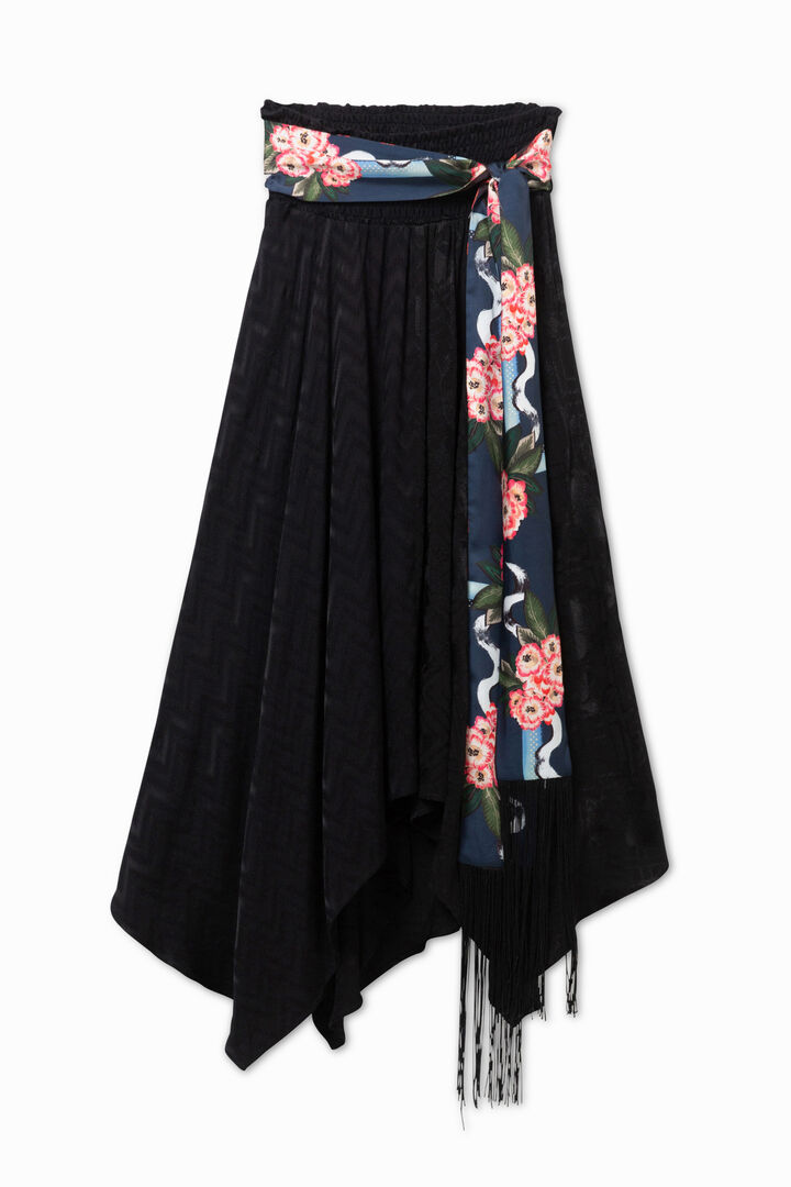 Gonna foulard cintura | Desigual