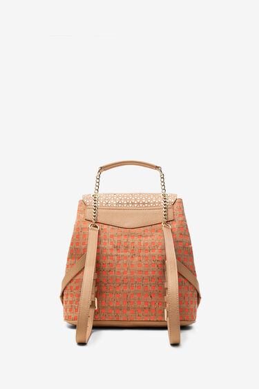 Patch backpack of cork and metal | Desigual