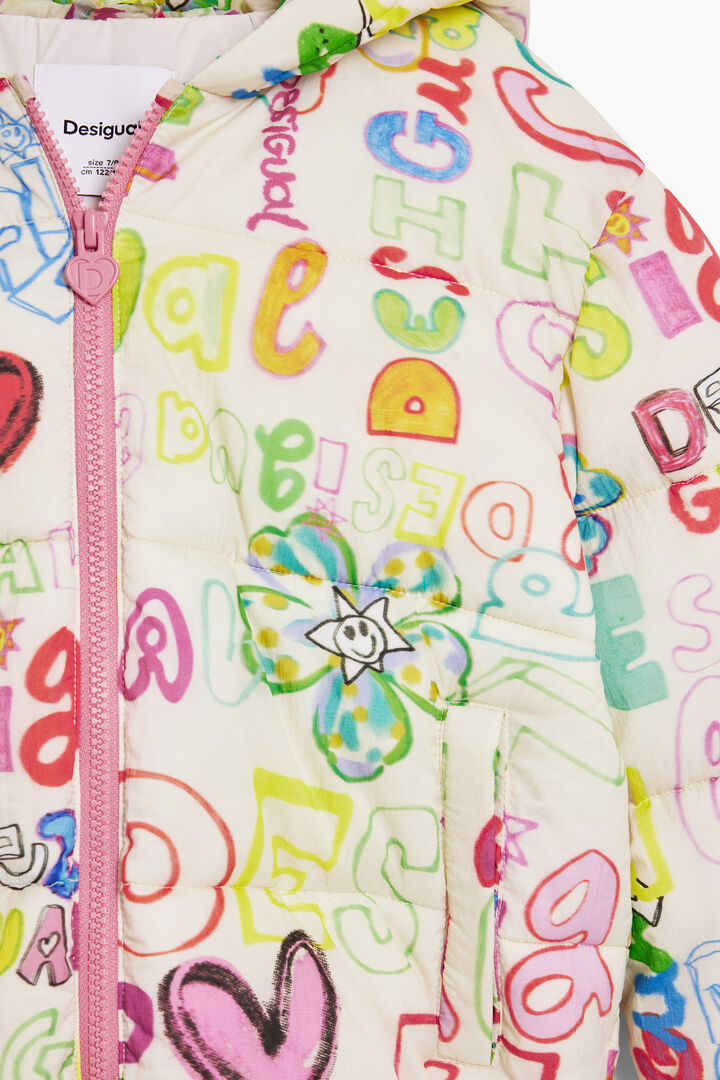 Veste matelassée avec lettering | Desigual