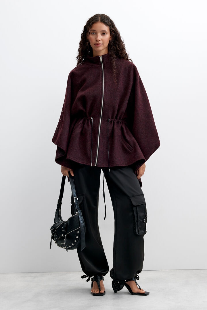 Poncho zipper belt