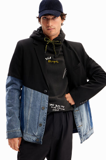Blazer texà bimatèria | Desigual