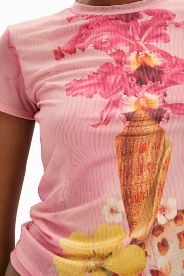 M. Christian Lacroix tulle shell T-shirt | Desigual