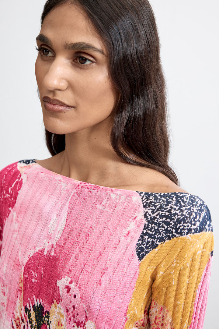 Floral Printed Sweater