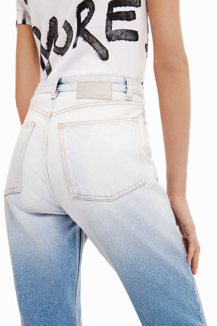 Texans straight cropped degradé | Desigual