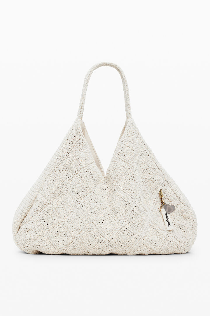 Maxi borsa all'uncinetto