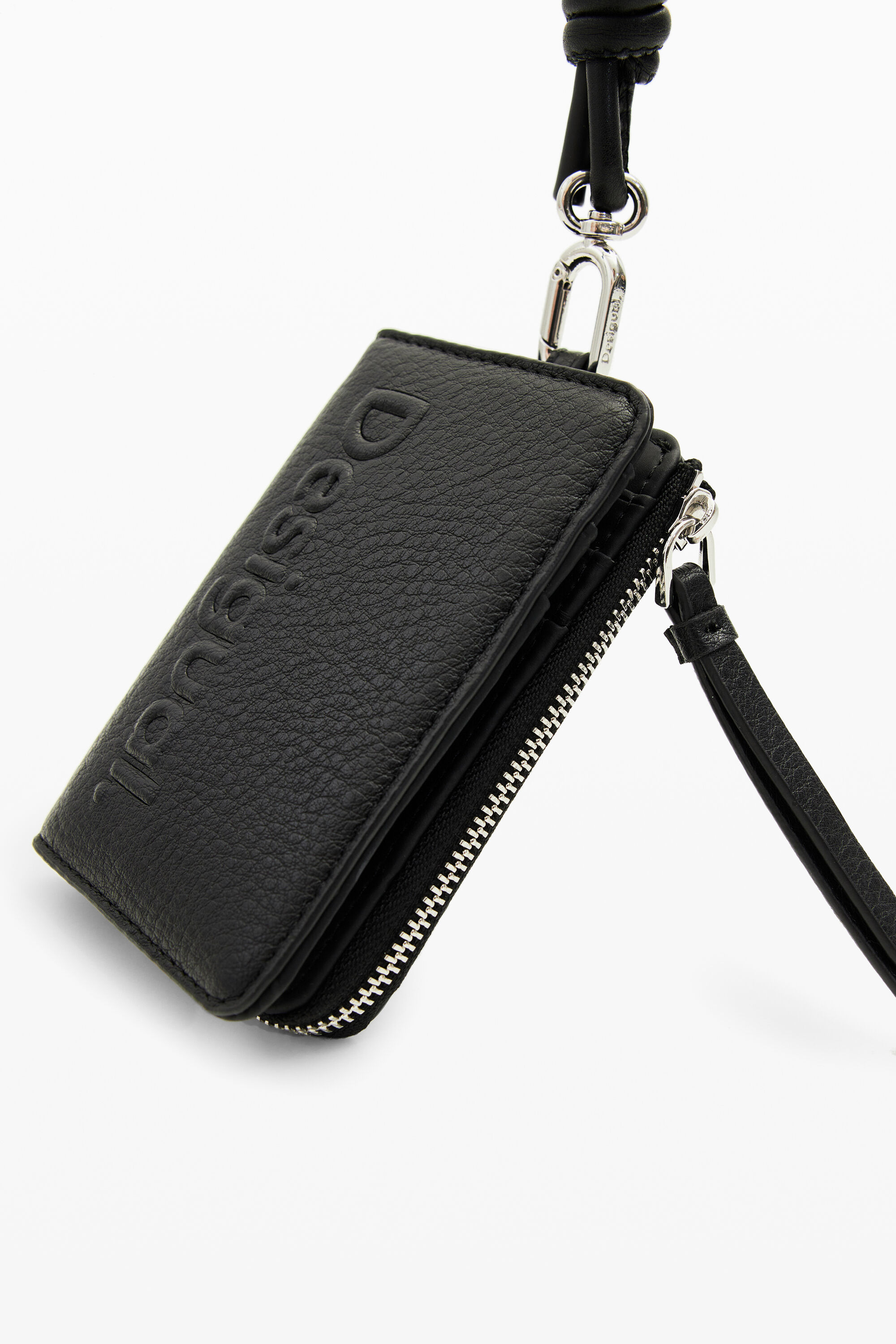 S logo cord wallet