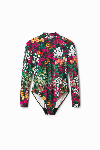 Body estampado flores mini