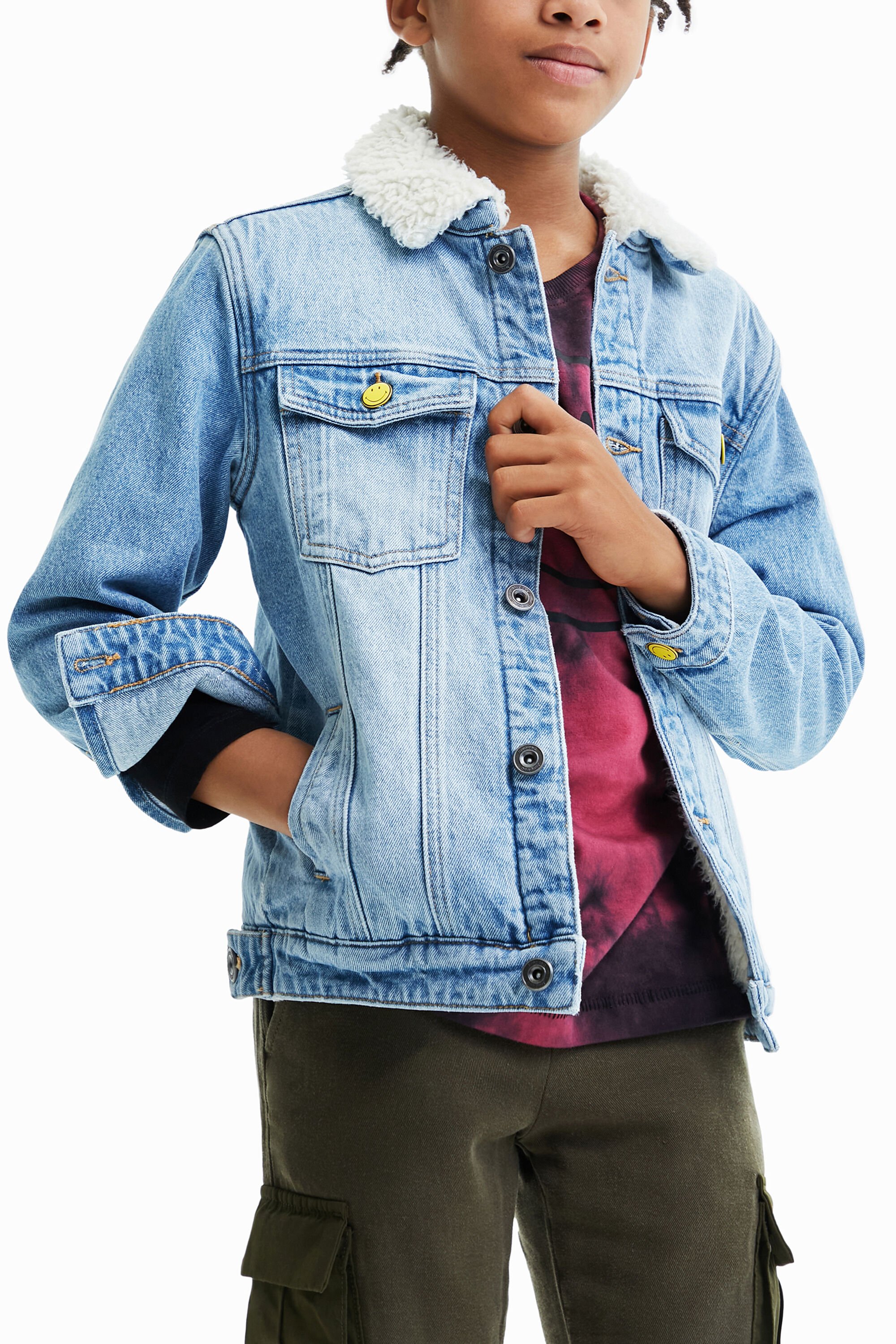 Cazadora vaquera hot sale niña desigual