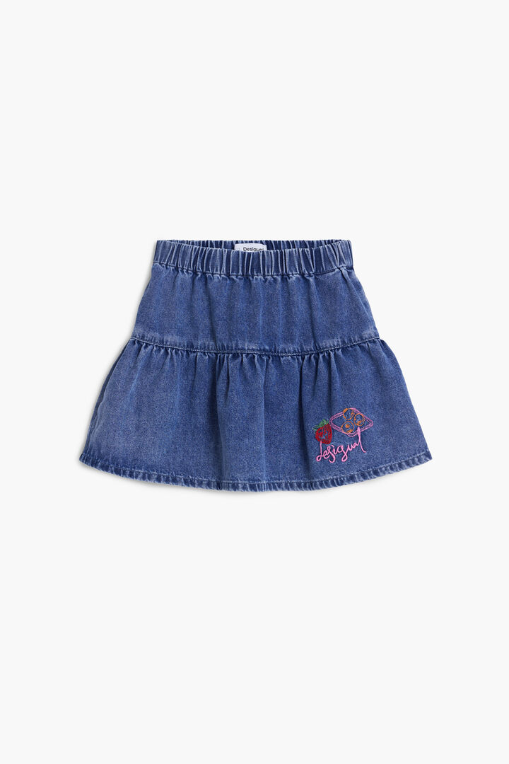 Cherry denim miniskirt | Desigual