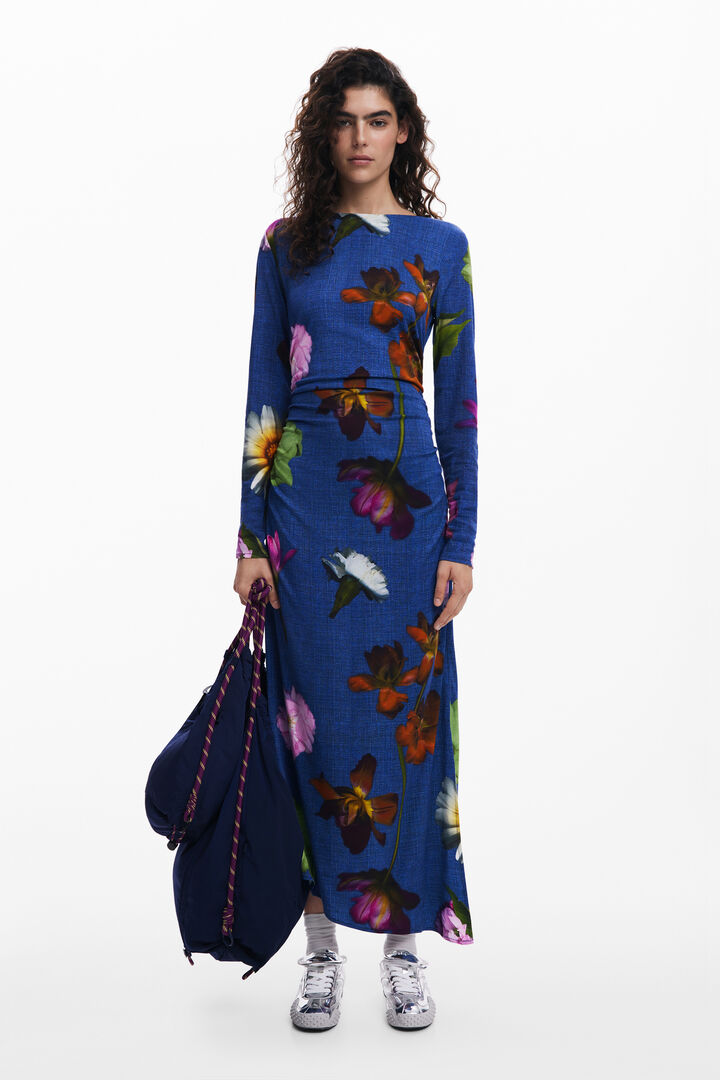 Robe midi asymétrique | Desigual