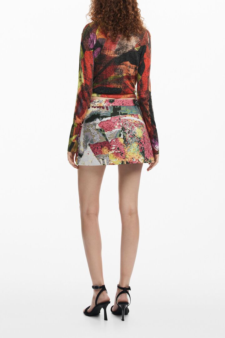 Short floral skirt M. Christian Lacroix | Desigual