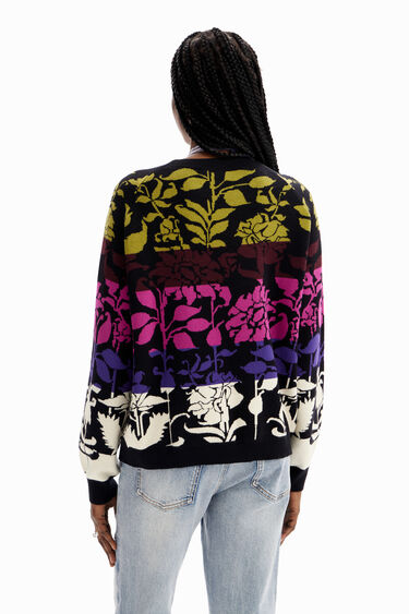 Floral jacquard pullover | Desigual