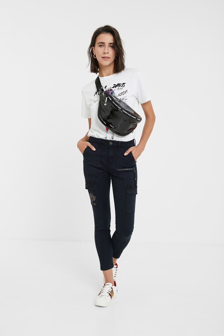 Riñonera charol mensajes | Desigual