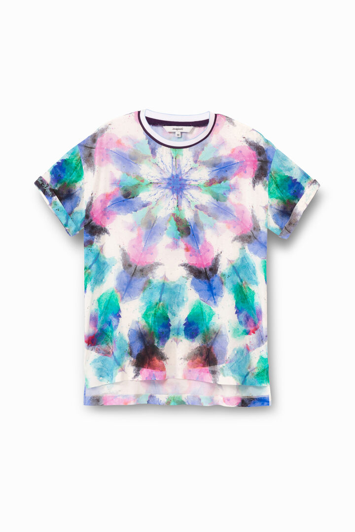 Blouse with faded tie-dye | Desigual