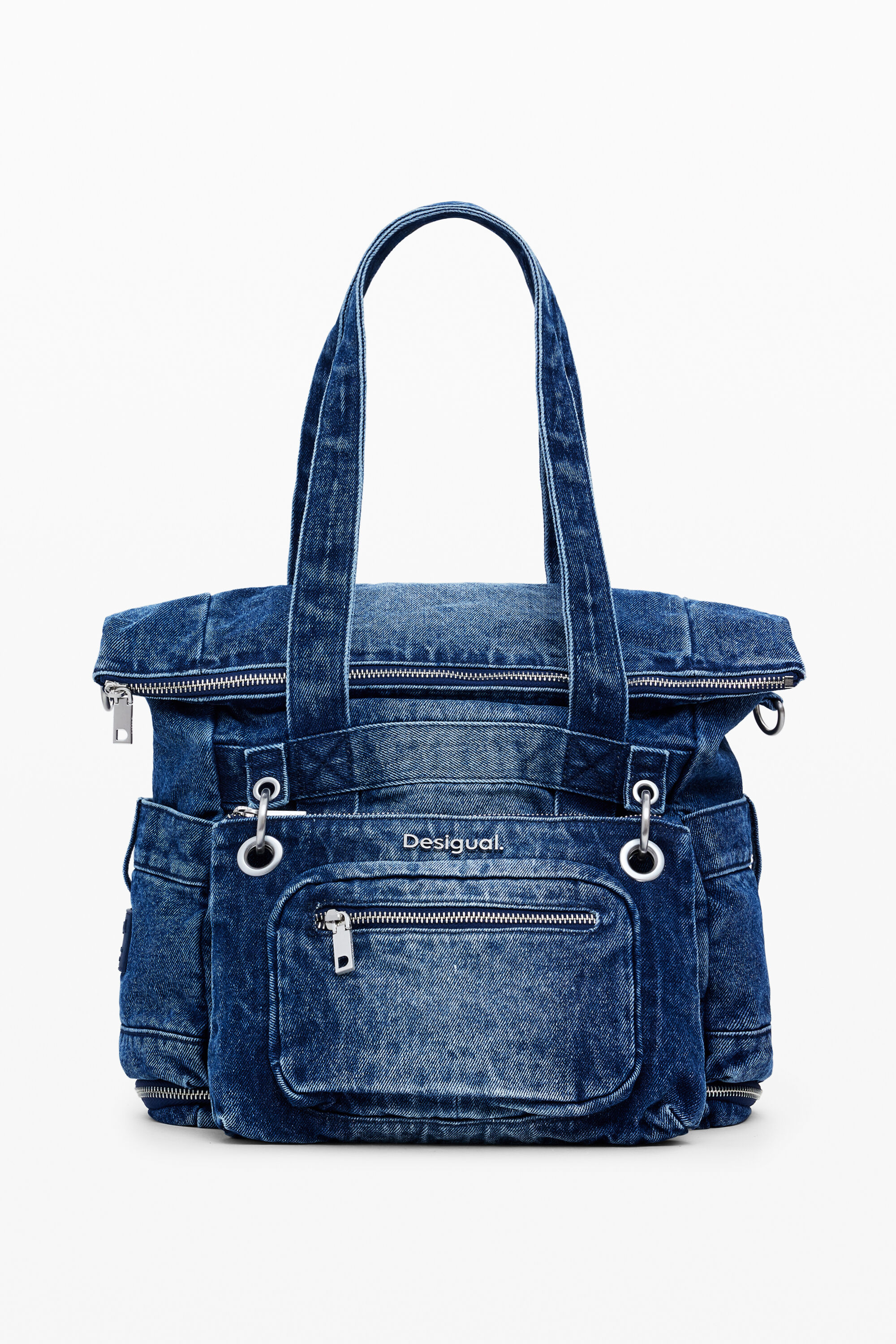 Large multiposition Voyager backpack Women's I Desigual.com