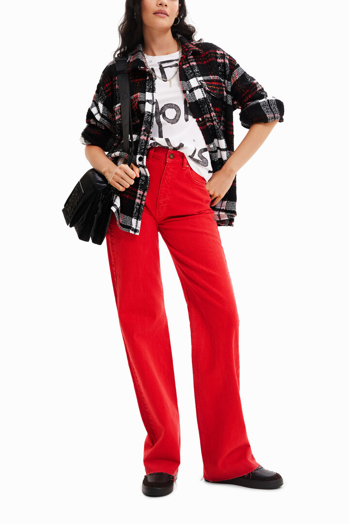 Plaid straight jacket | Desigual