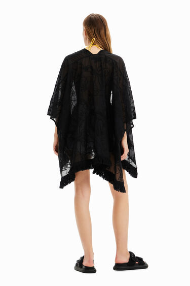 Caftà curt brodat | Desigual