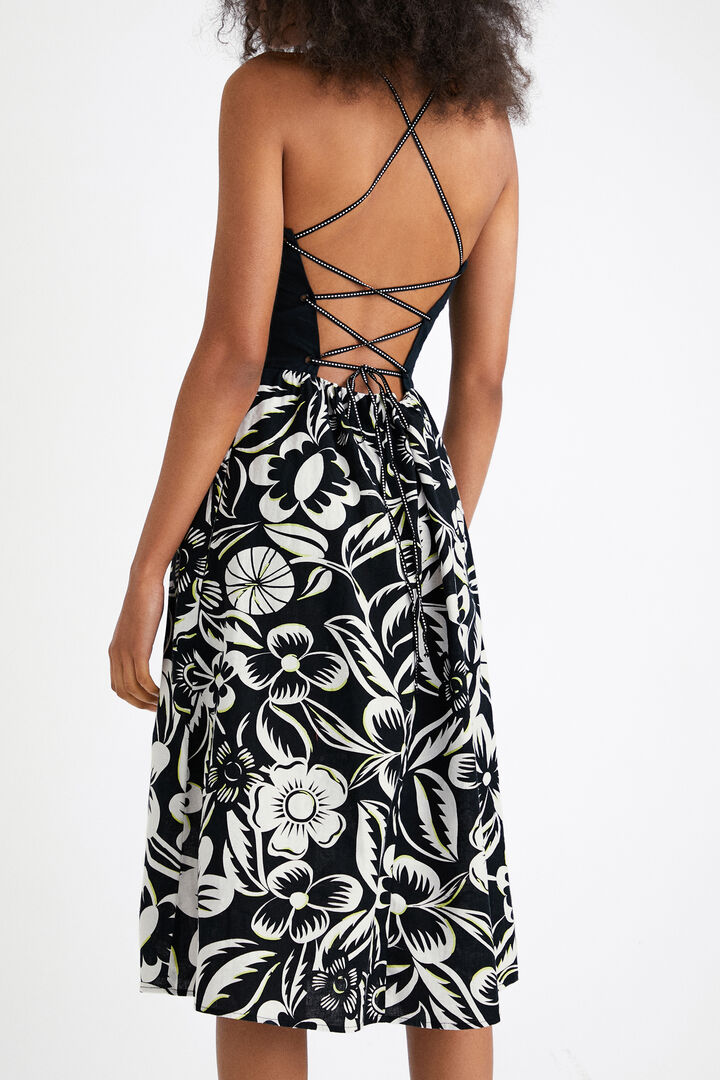 Long corset dress | Desigual