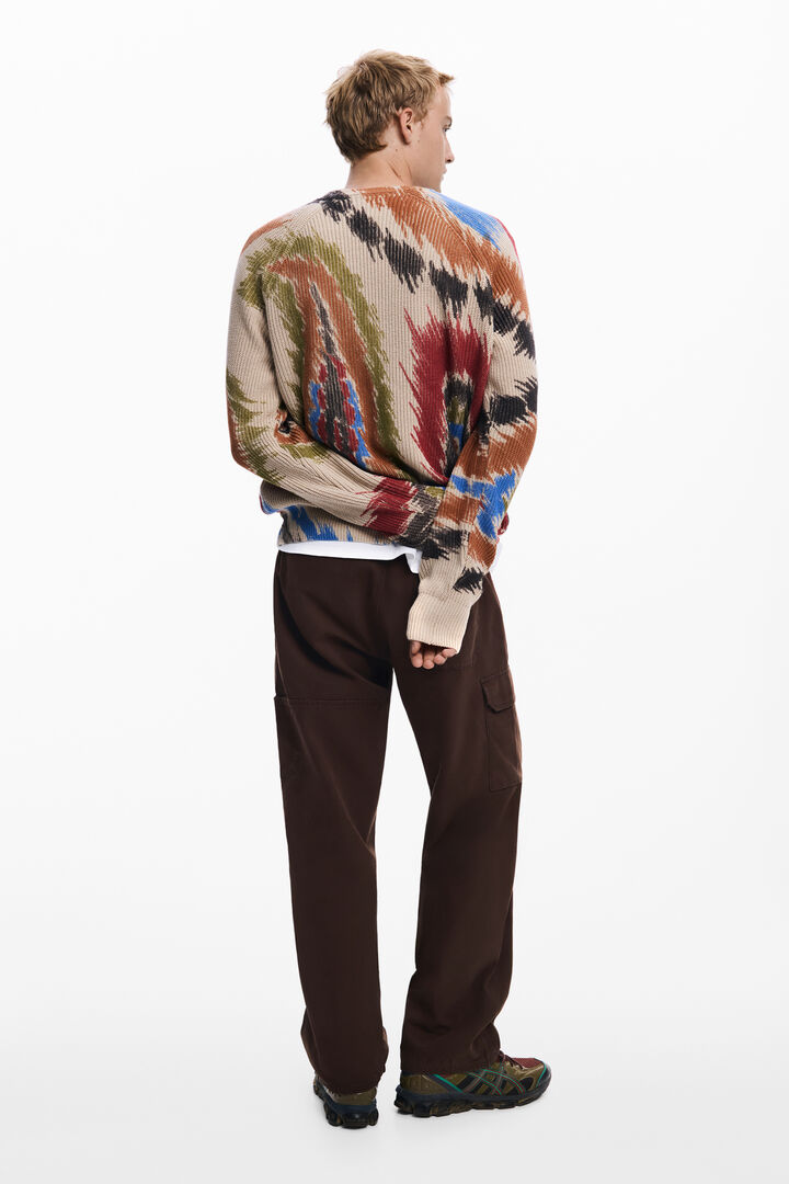 Abstract paisley sweater | Desigual
