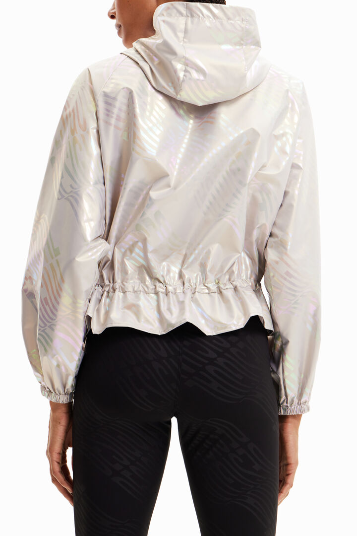 Iridescent sport jacket | Desigual