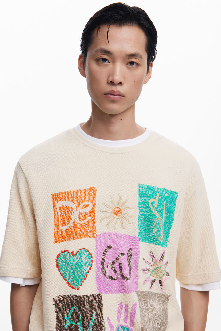 Checkered T-shirt | Desigual