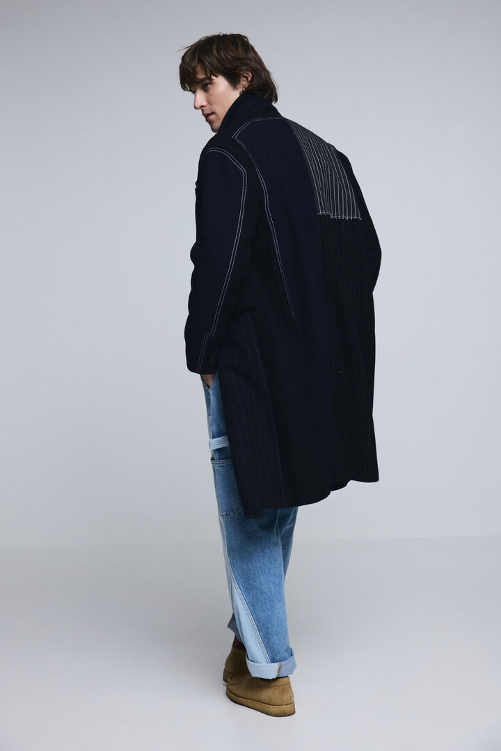 Casaco comprido listrado | Desigual