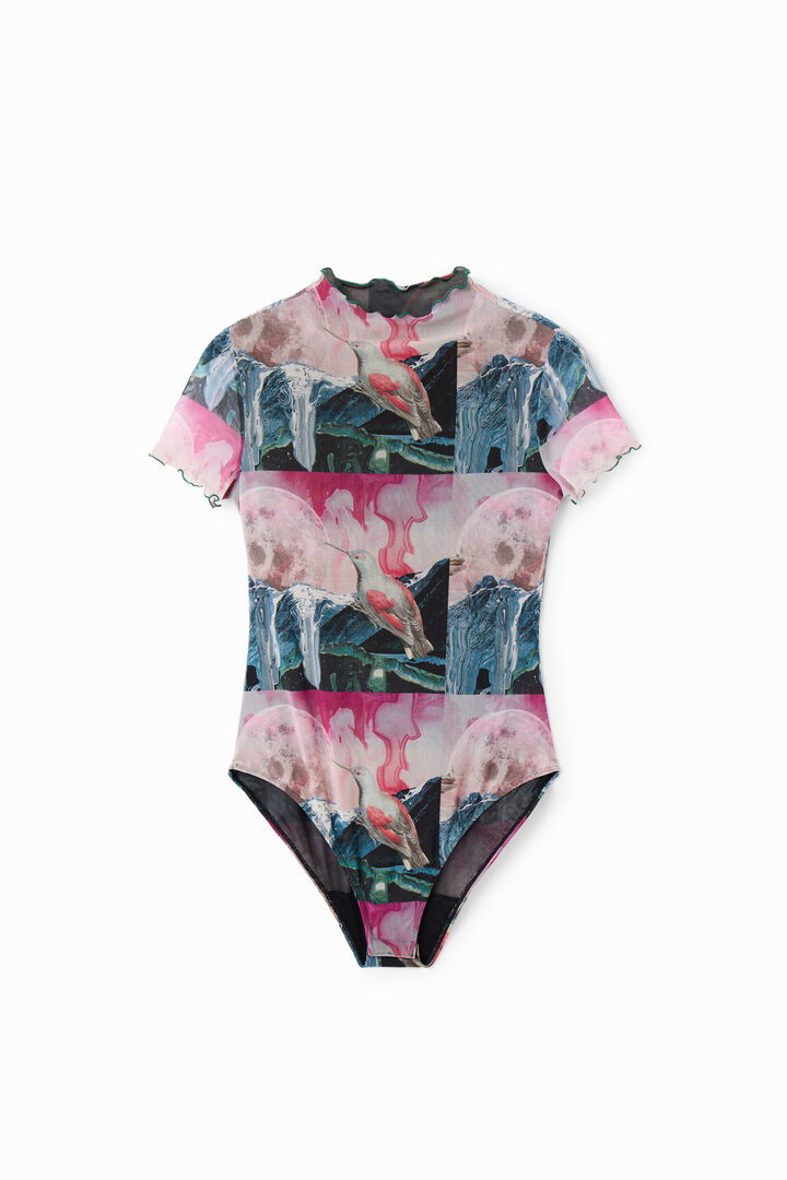 Body tul manga corta fantasía | Desigual