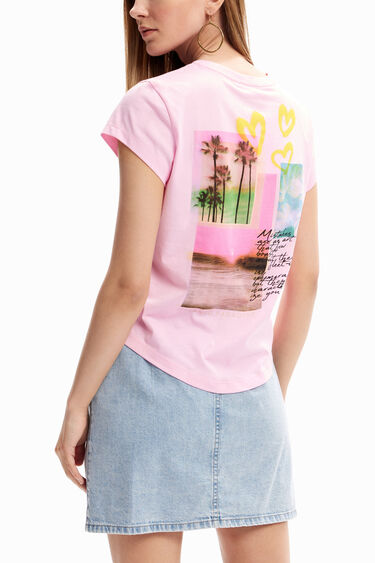 Camiseta mensajes playa | Desigual