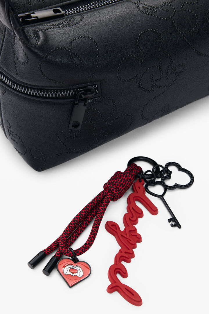 Medium bag with Mickey Mouse&trade; appliqu&eacute;s | Desigual