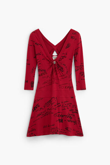 Short dress with vintage print | Desigual