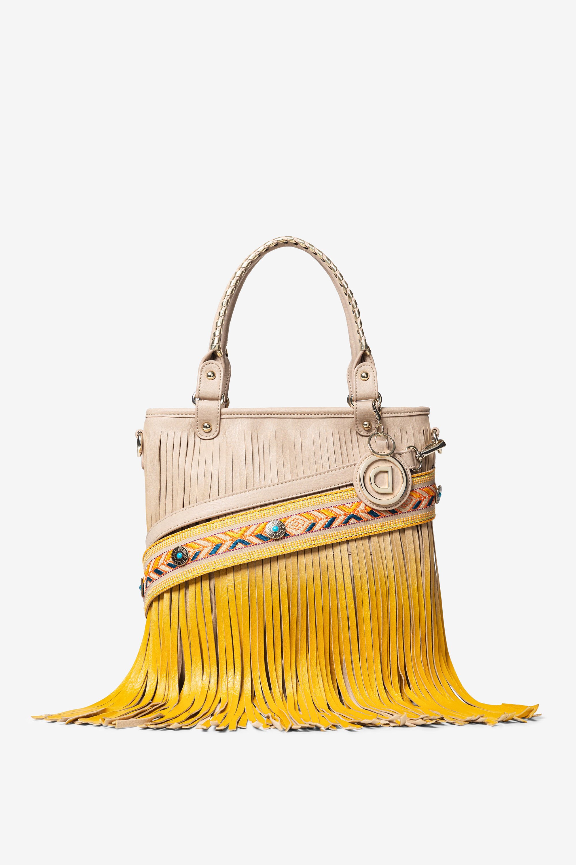 sac desigual jaune