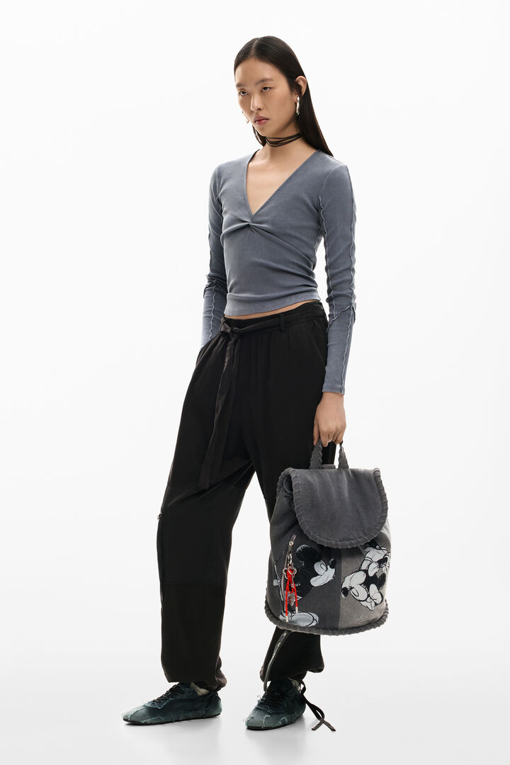 Medium denim backpack Mickey Mouse&trade; | Desigual