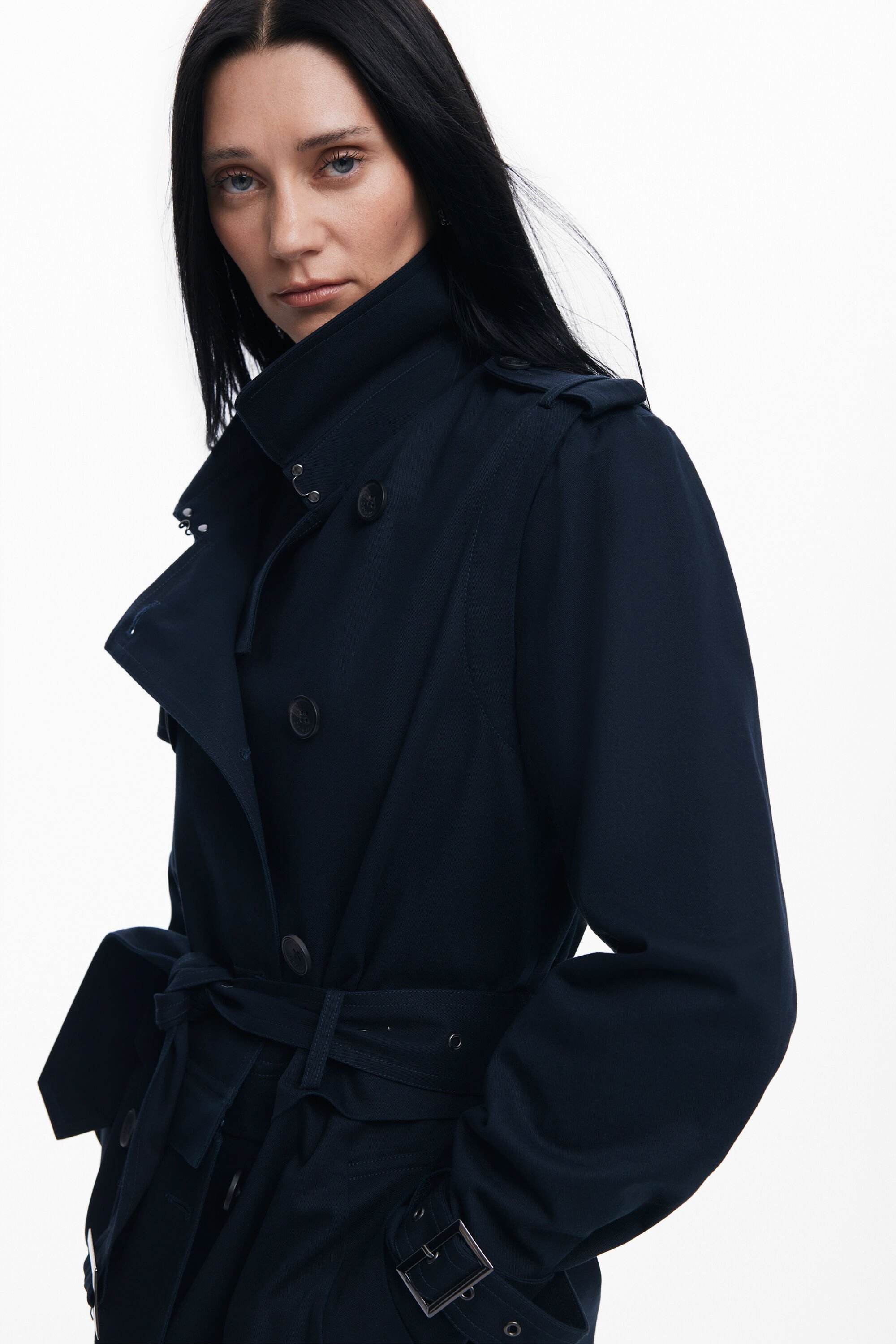 Desigual black coat online