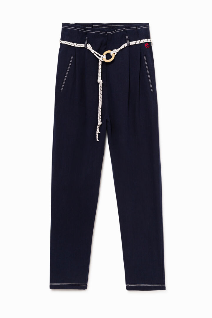 Pantalón baggy con cordón | Desigual