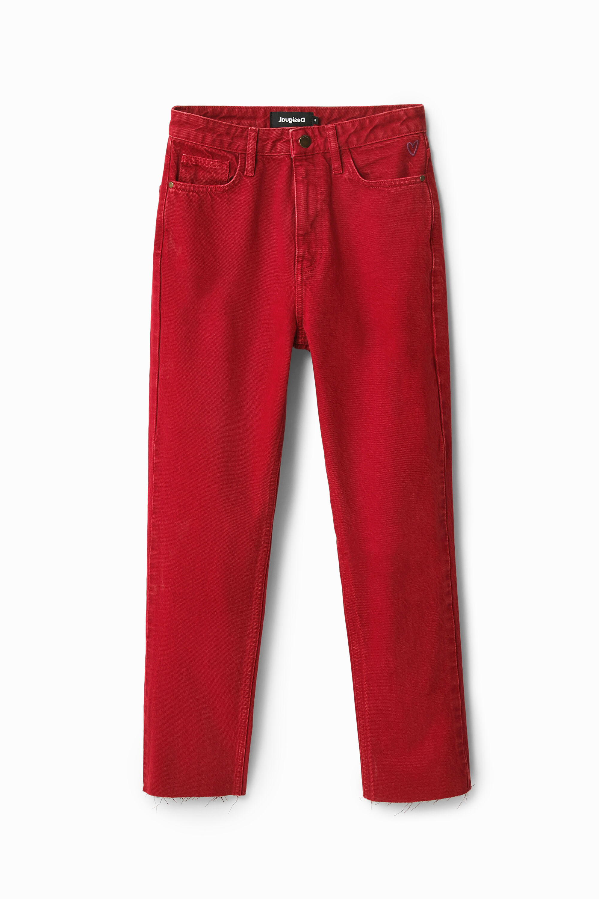 Straight cropped jeans Desigual
