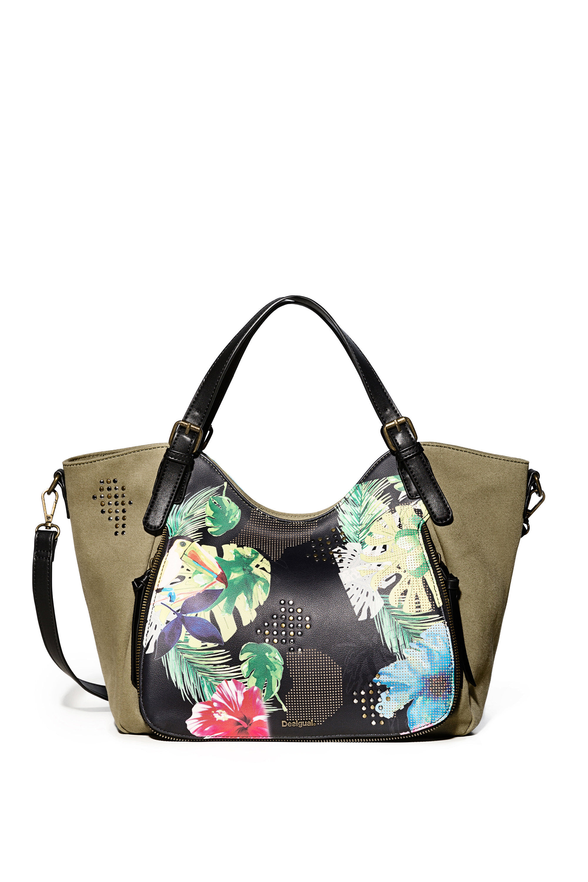 Desigual Lilac Rotterdam Shoulder Bag Umhängetasche Handtasche Tasche 