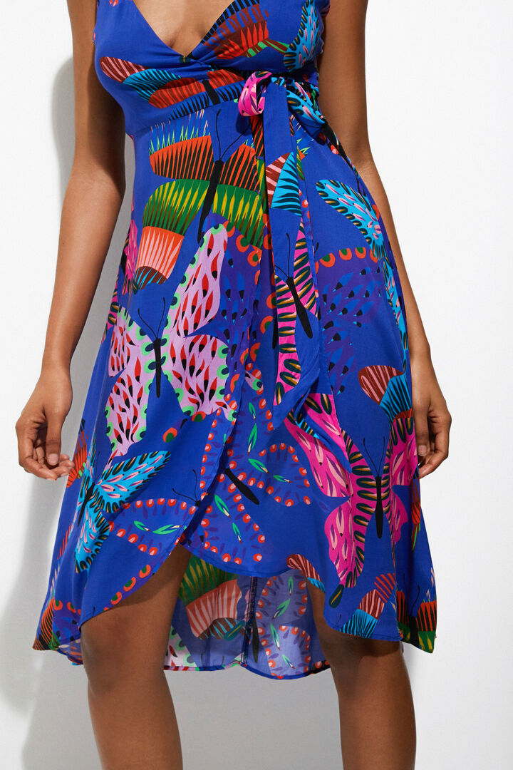 Vestido playero mariposas | Desigual