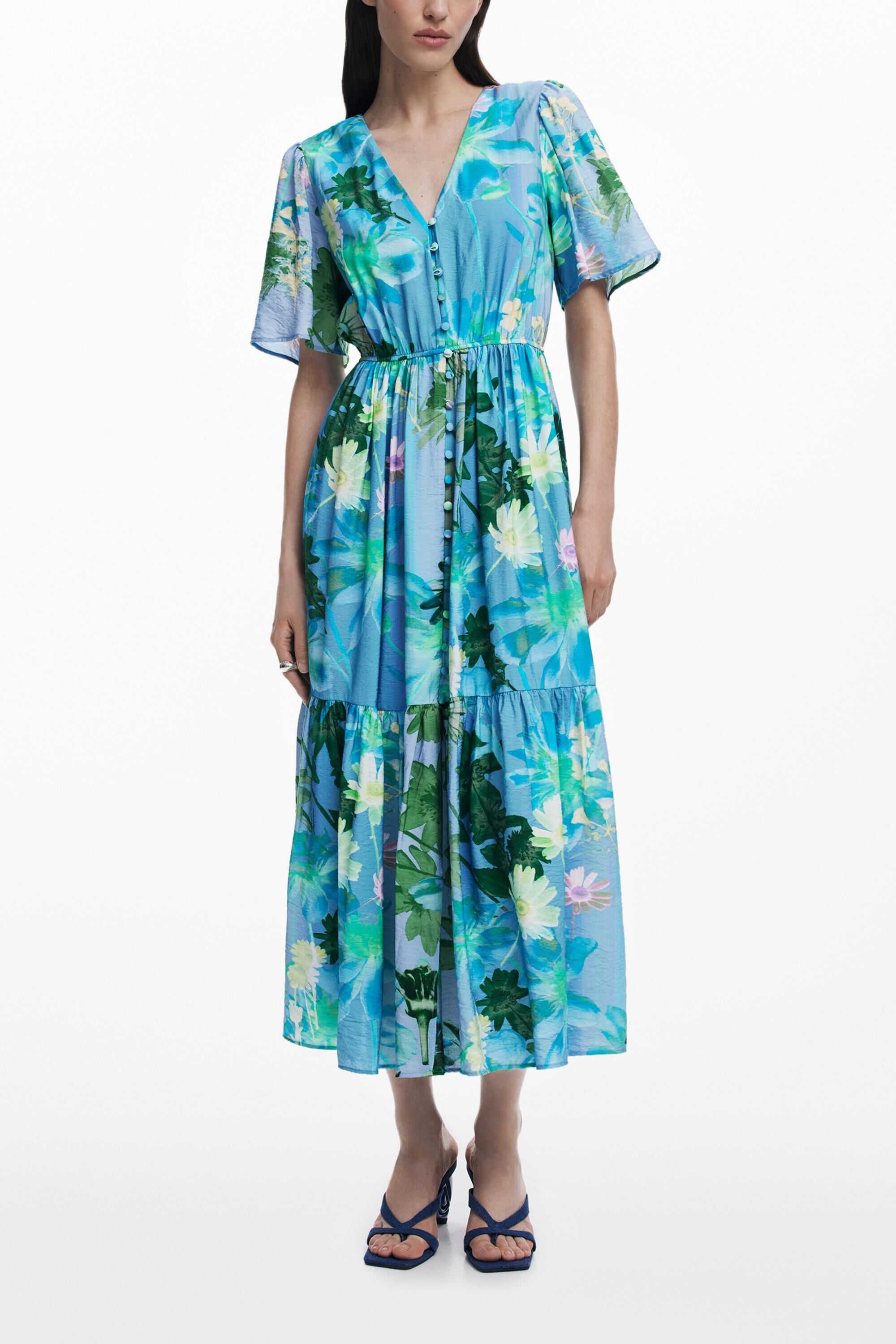 花柄シャツワンピース 女性用 I Desigual.com
