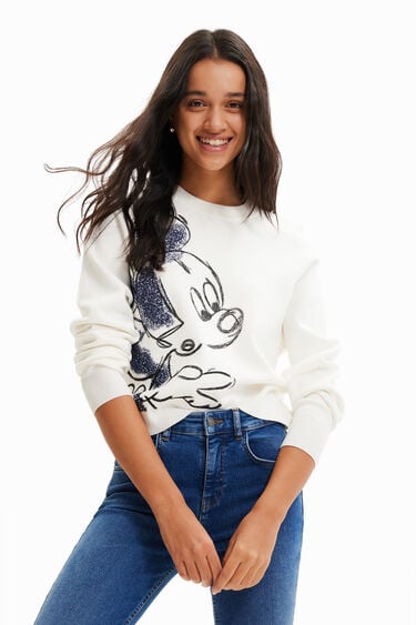 Mickey Mouse embroidered pullover | Desigual