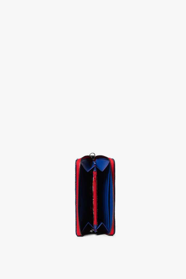 Mini porte-monnaie en denim galactic | Desigual