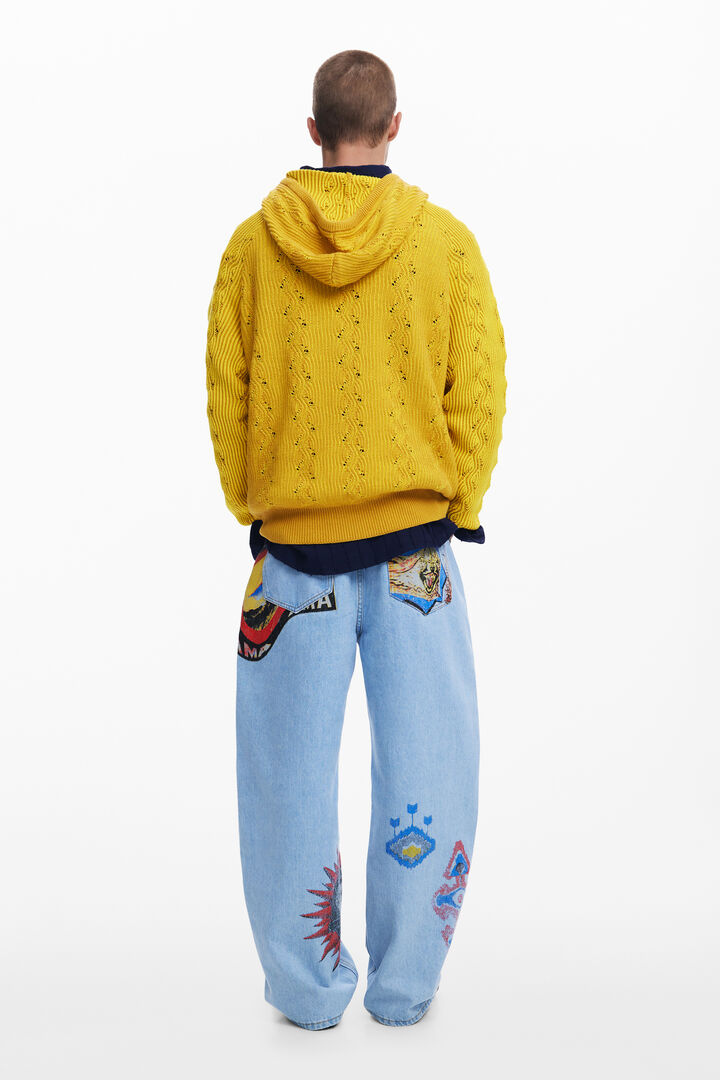 Geperforeerde hoodie | Desigual