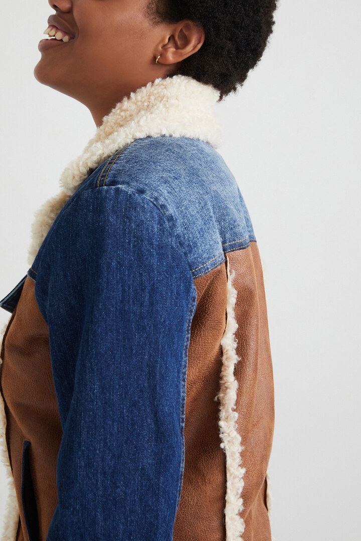 Jeansjacke Lammfell | Desigual