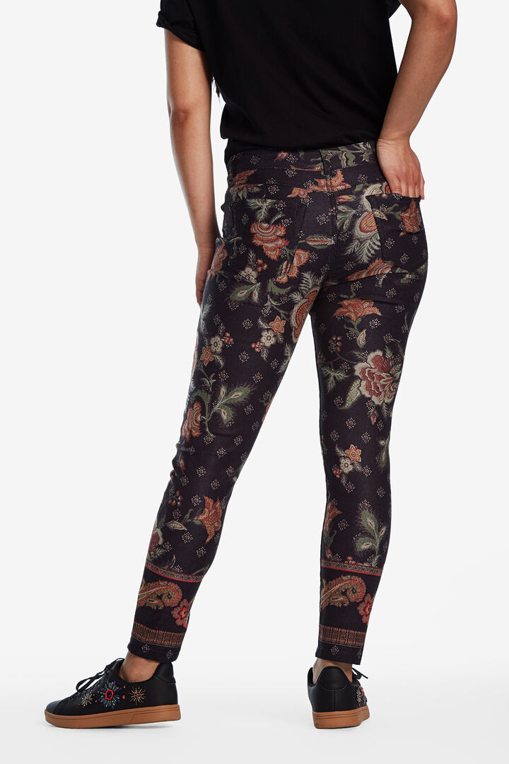All over print stretch ankle-grazers | Desigual