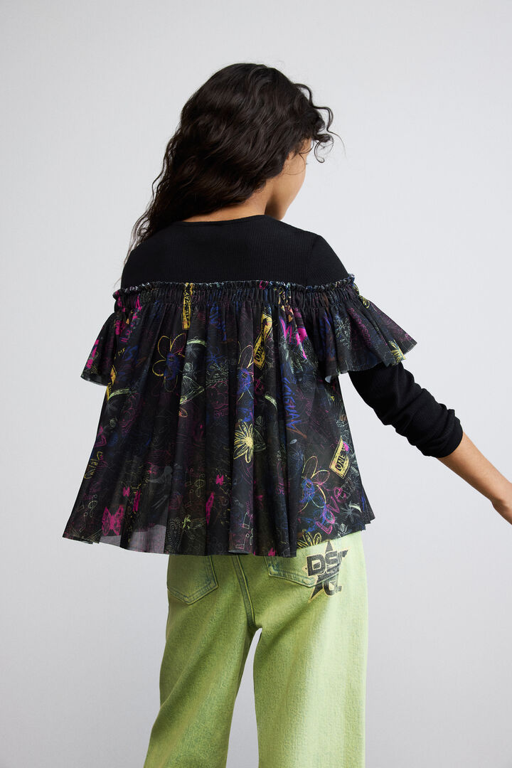 FLORAL PRINT T-SHIRT
