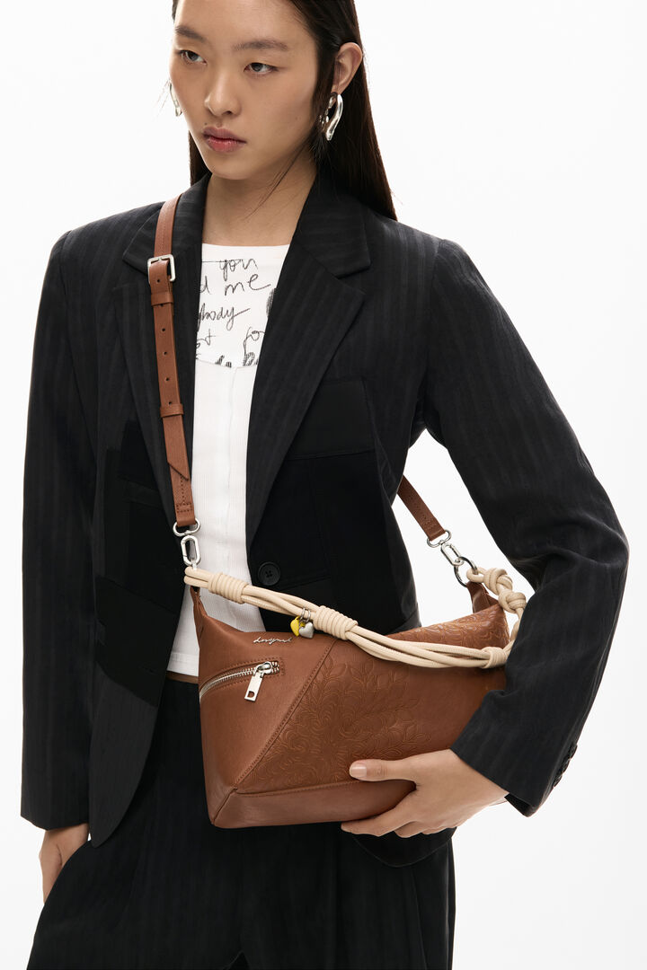 Medium embroidered bag | Desigual