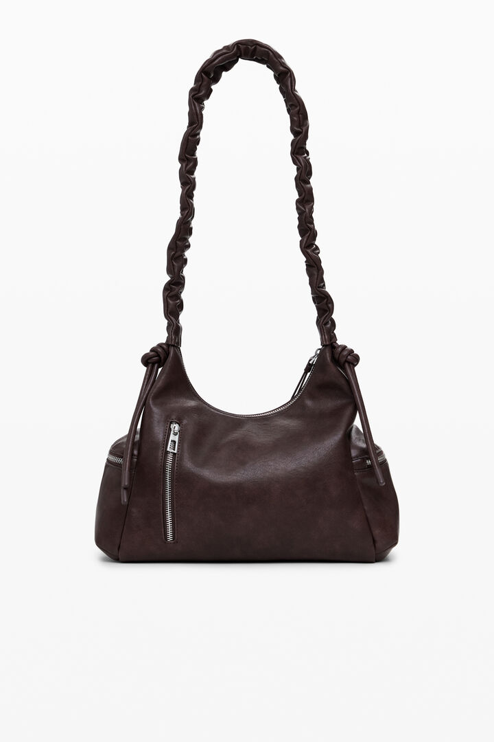 Medium 3D logo bag with ruched handle | Desigual