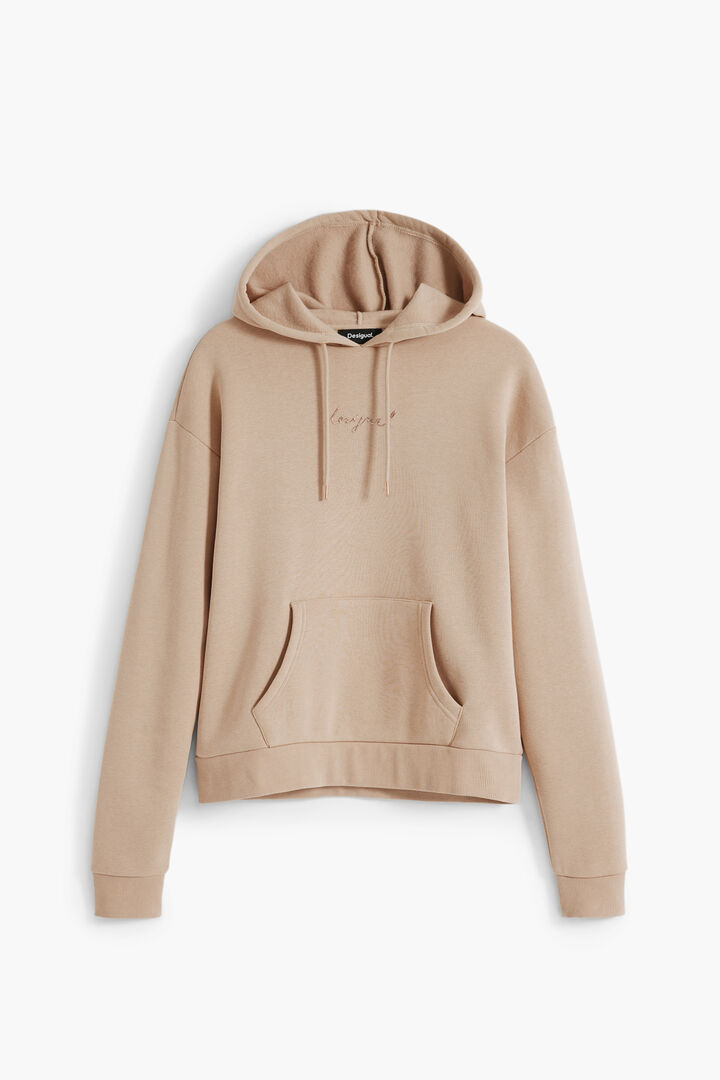 Sweat à capuche avec logo | Desigual