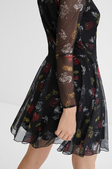 Ausgestelltes Kurzes Kleid Desigual Com