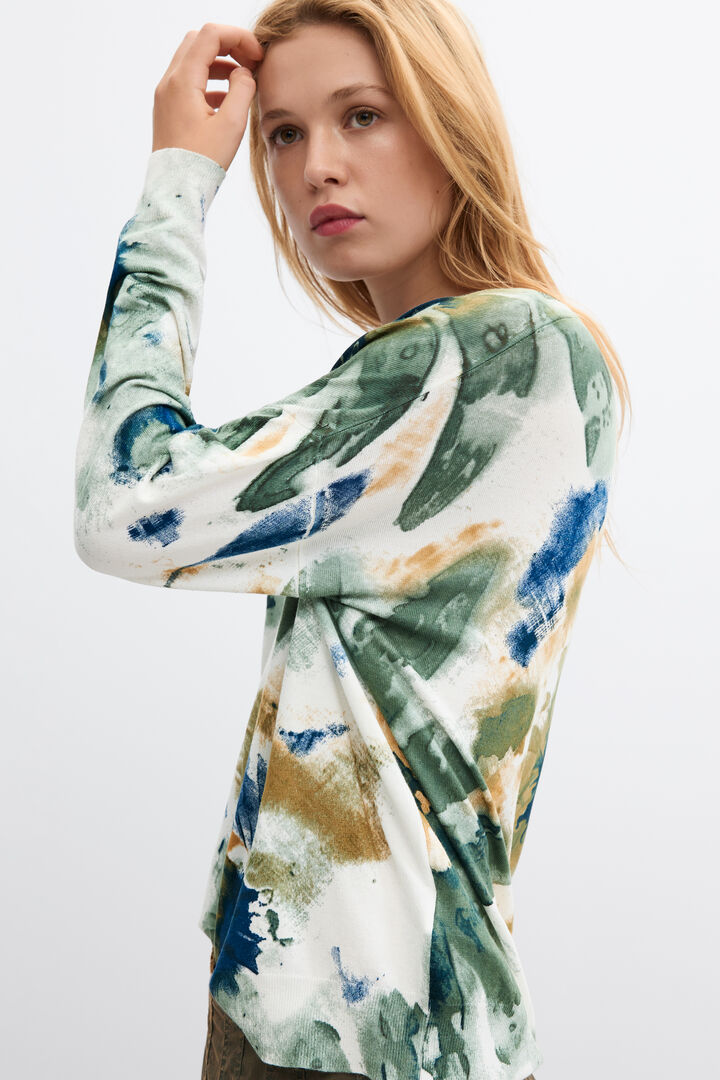 Fein bedruckter pullover